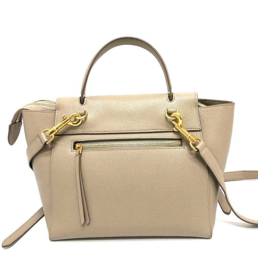 Way Handbag Women Leather Beige Travel Bag
