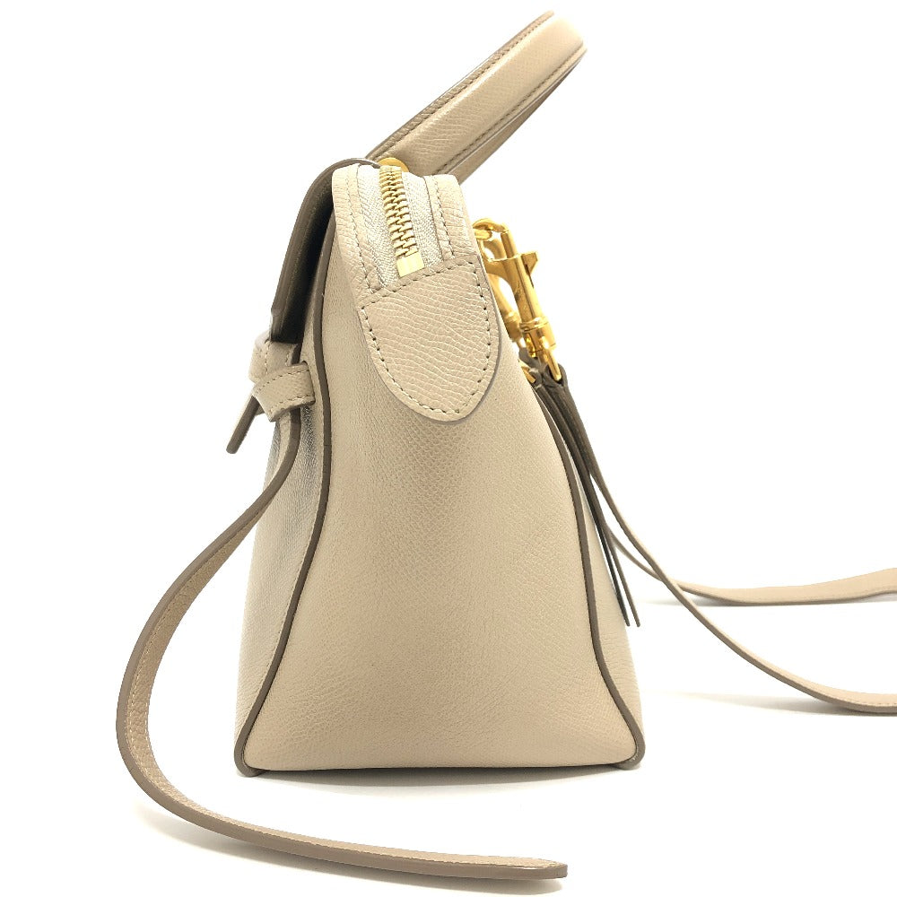 Way Handbag Women Leather Beige Travel Bag