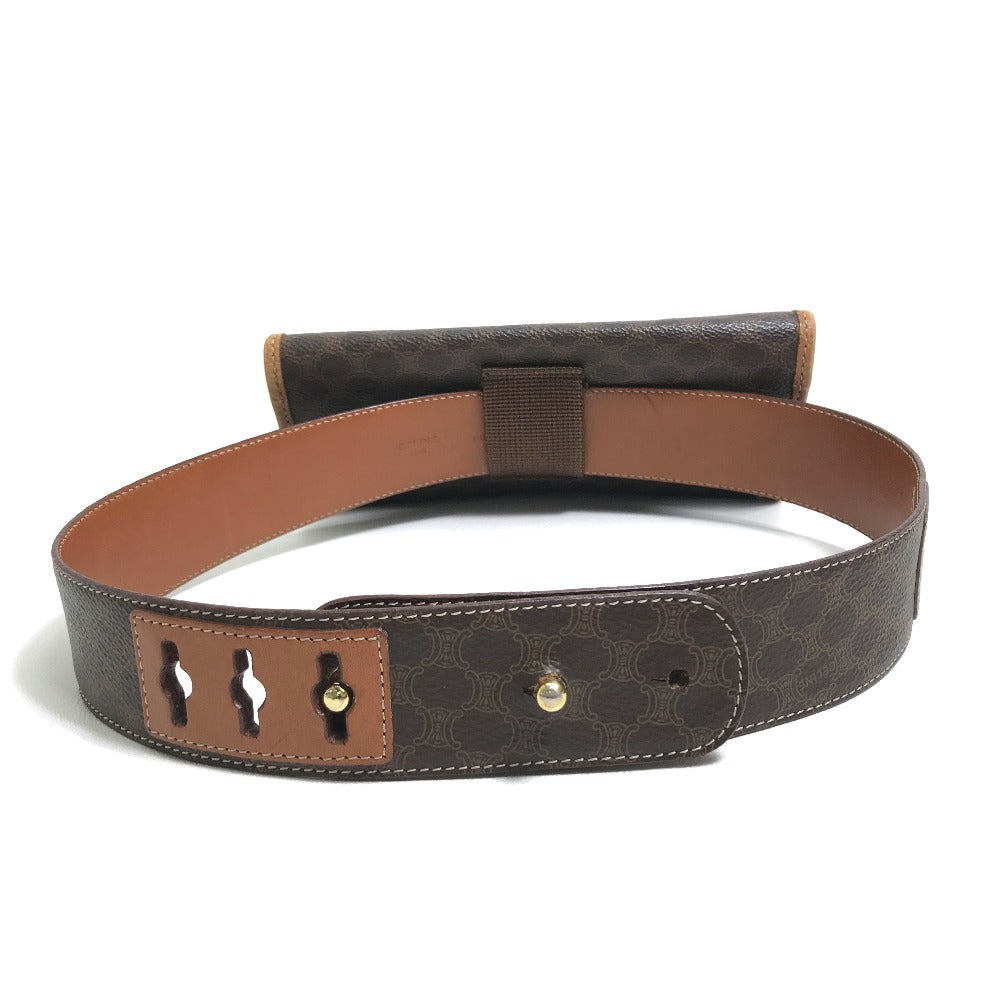 Waist Bag Pvc Macadam Women Leather Brown Travel Bag