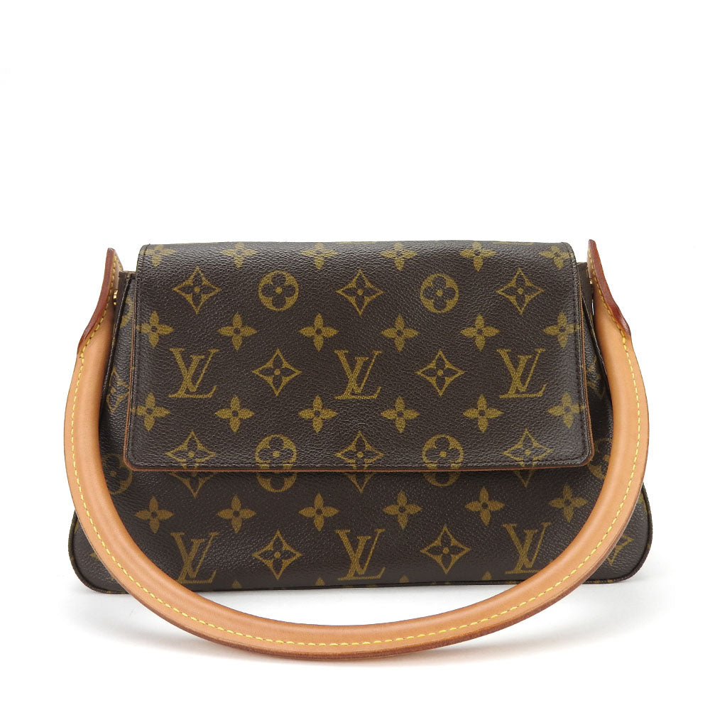 Louis Vuitton M51147 Looping Monogram Brown Mini Shoulder Bag