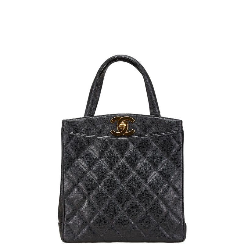 Chanel Coco Mark Matelasse Caviar Skin Handbag