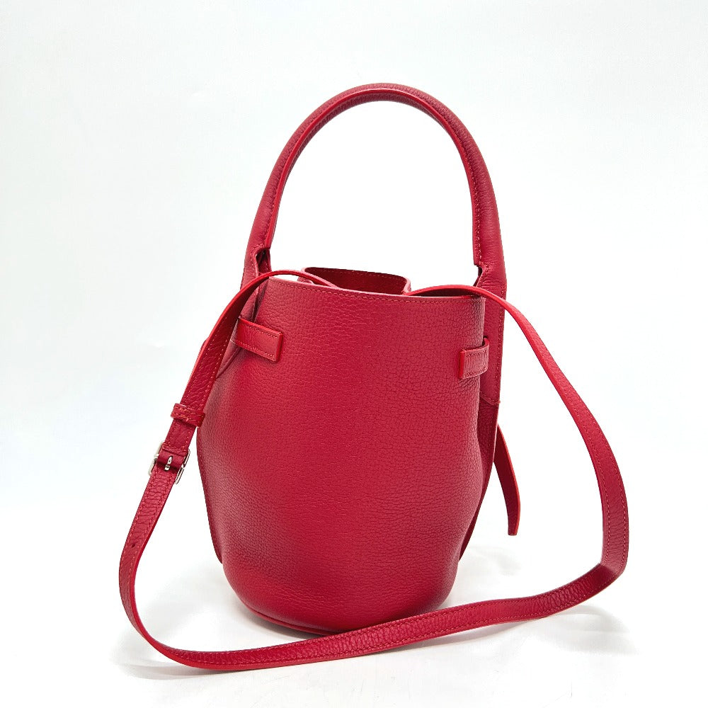 Shoulder Bag Big Bag Nano Leather Red