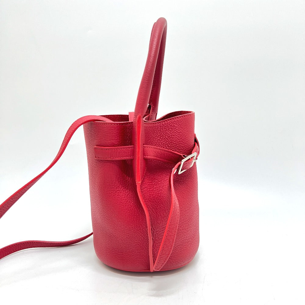 Shoulder Bag Big Bag Nano Leather Red