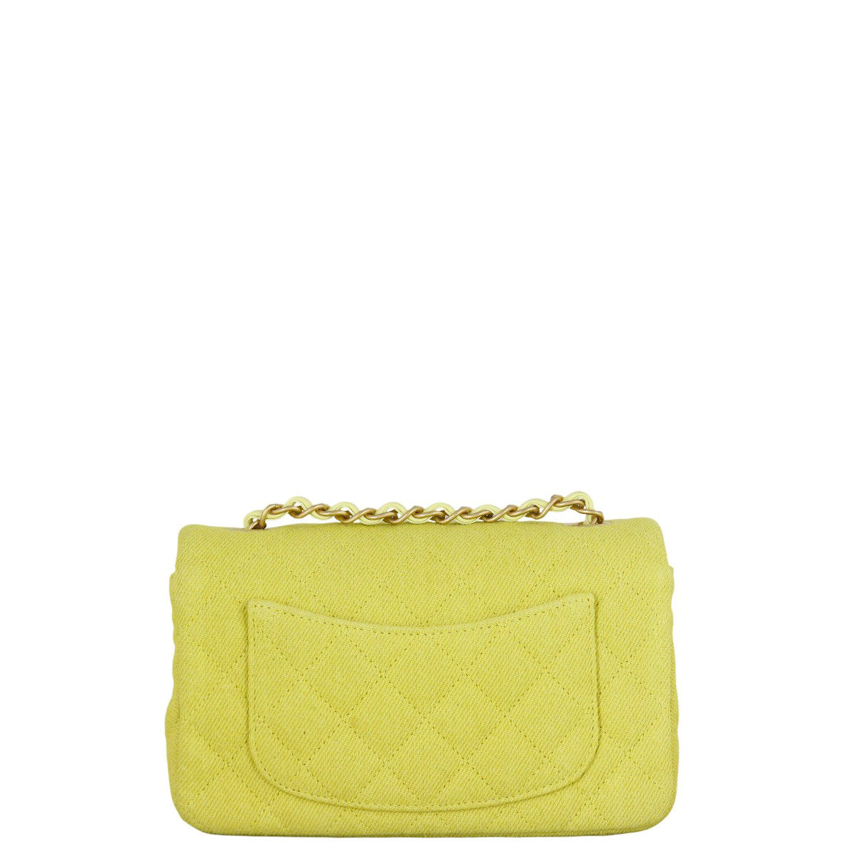 Chanel Classic Flap Mini Rectangular Bag Canvas Quilted Crossbody Bag