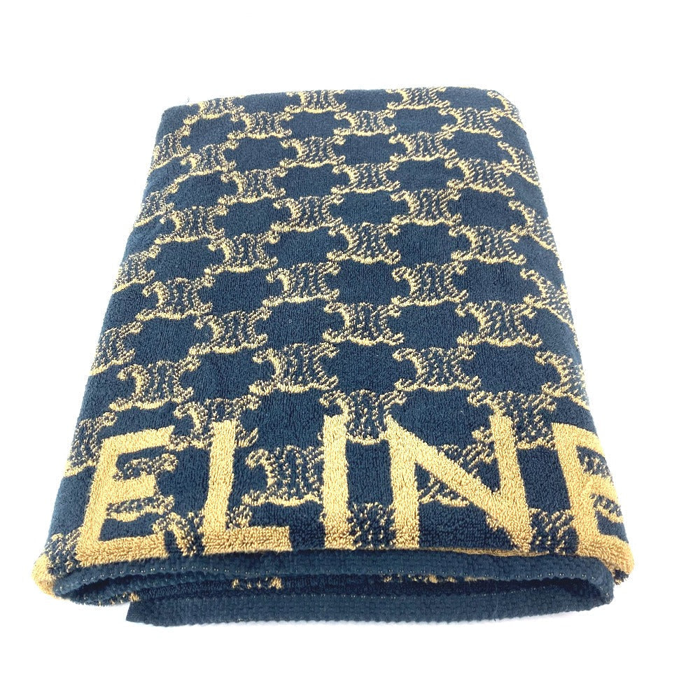 Towel Cotton Bath Towel Interior Throw Blanket Beige Logo Travel Bag