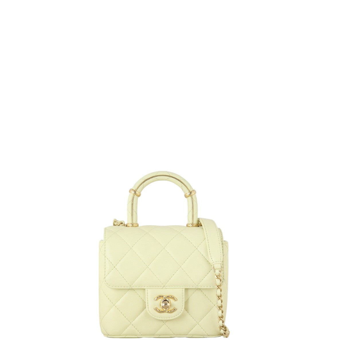 Chanel Crush Top Handle Quilted Mini Crossbody Bag