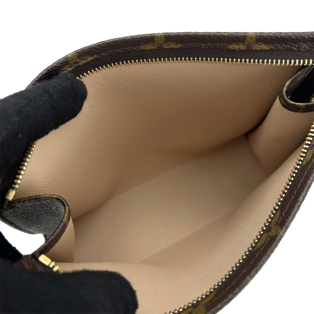 Louis Vuitton Pouch M47544 posh toilette 19 Monogram Leather Canvas Brown Handbag