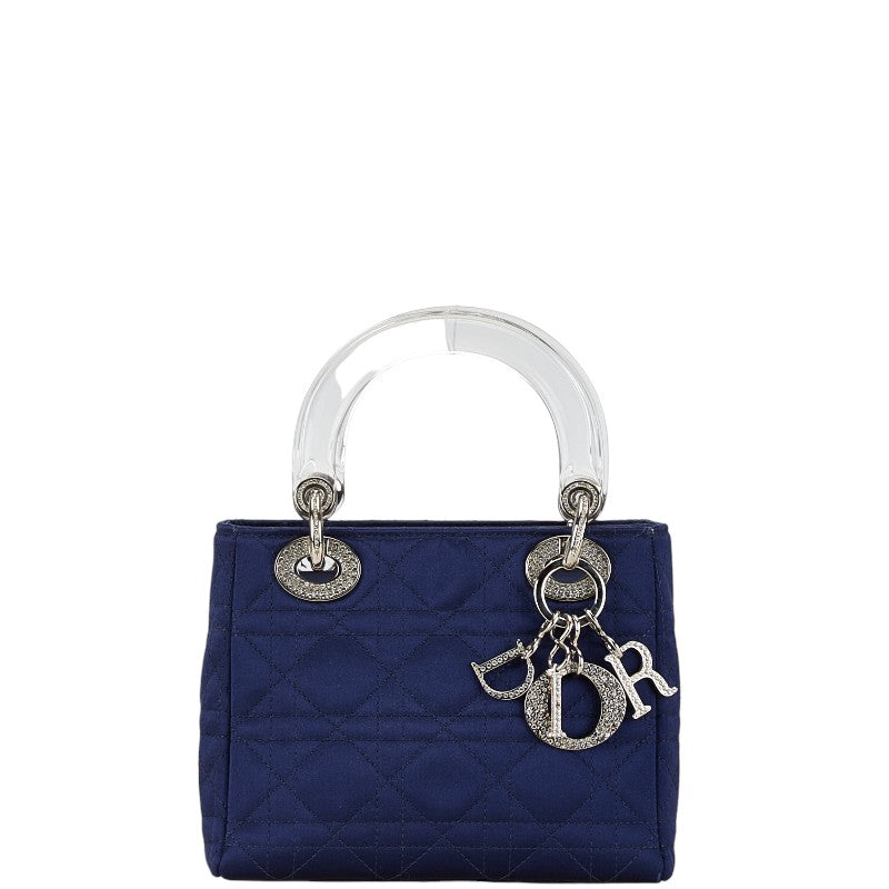 Dior Lady Handbag Satin Travel Bag