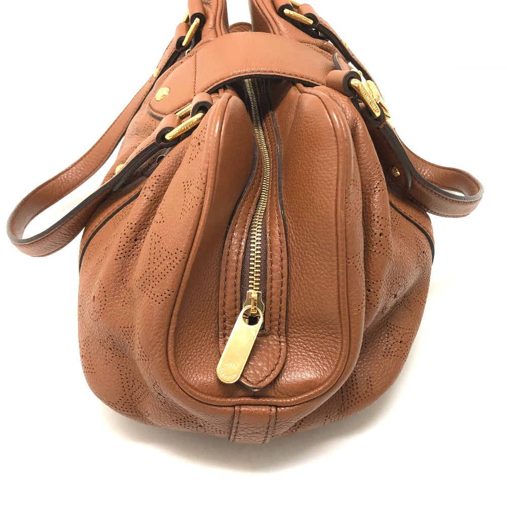 Louis Vuitton M97052 mahina cognac Mahina Runner Monogram Leather Shoulder Bag