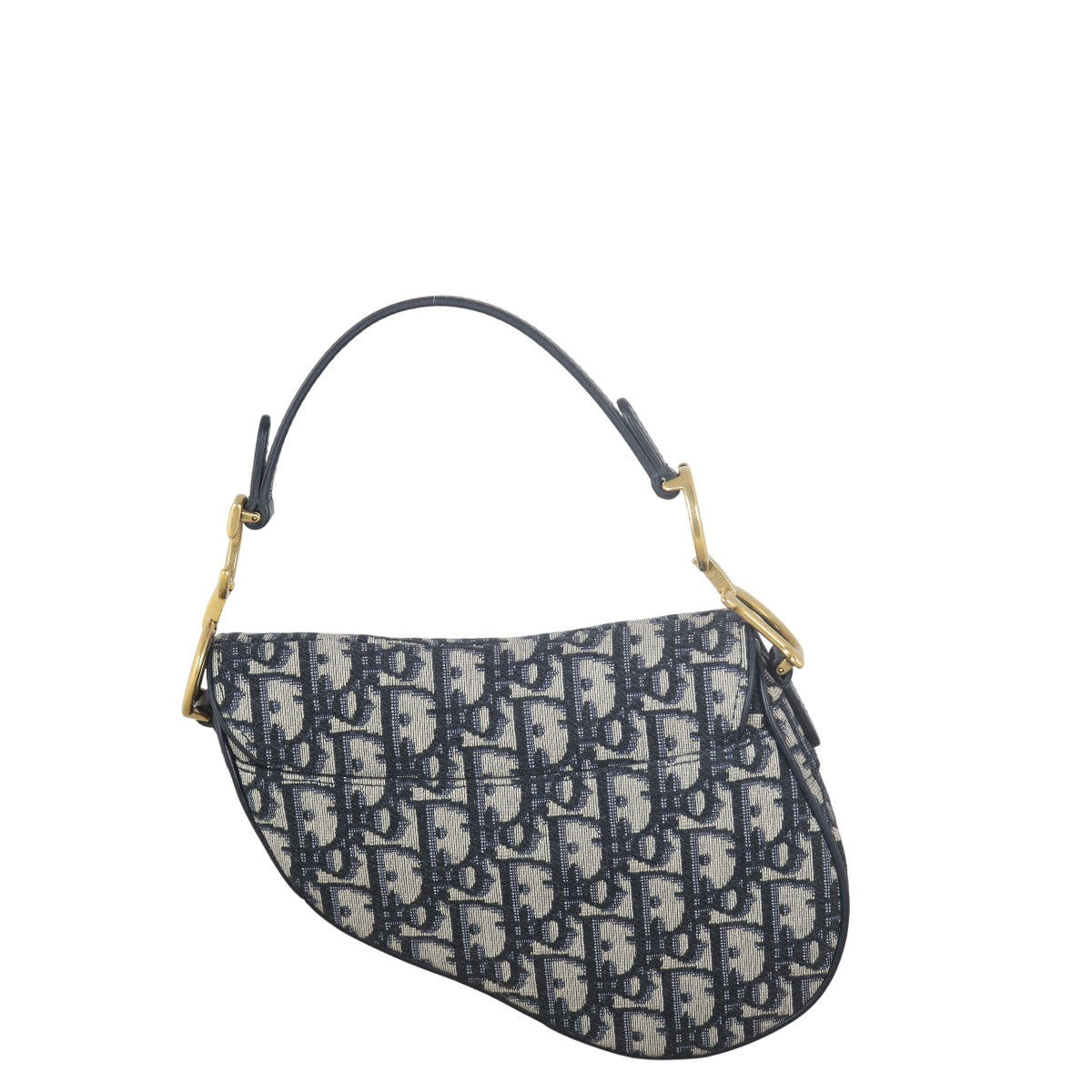 Dior Saddle Bag Oblique With Embroidered Strap Mini Travel Bag