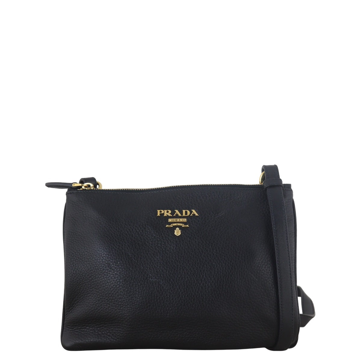 Prada Vitello Phenix Double Zip Bag Travel Bag