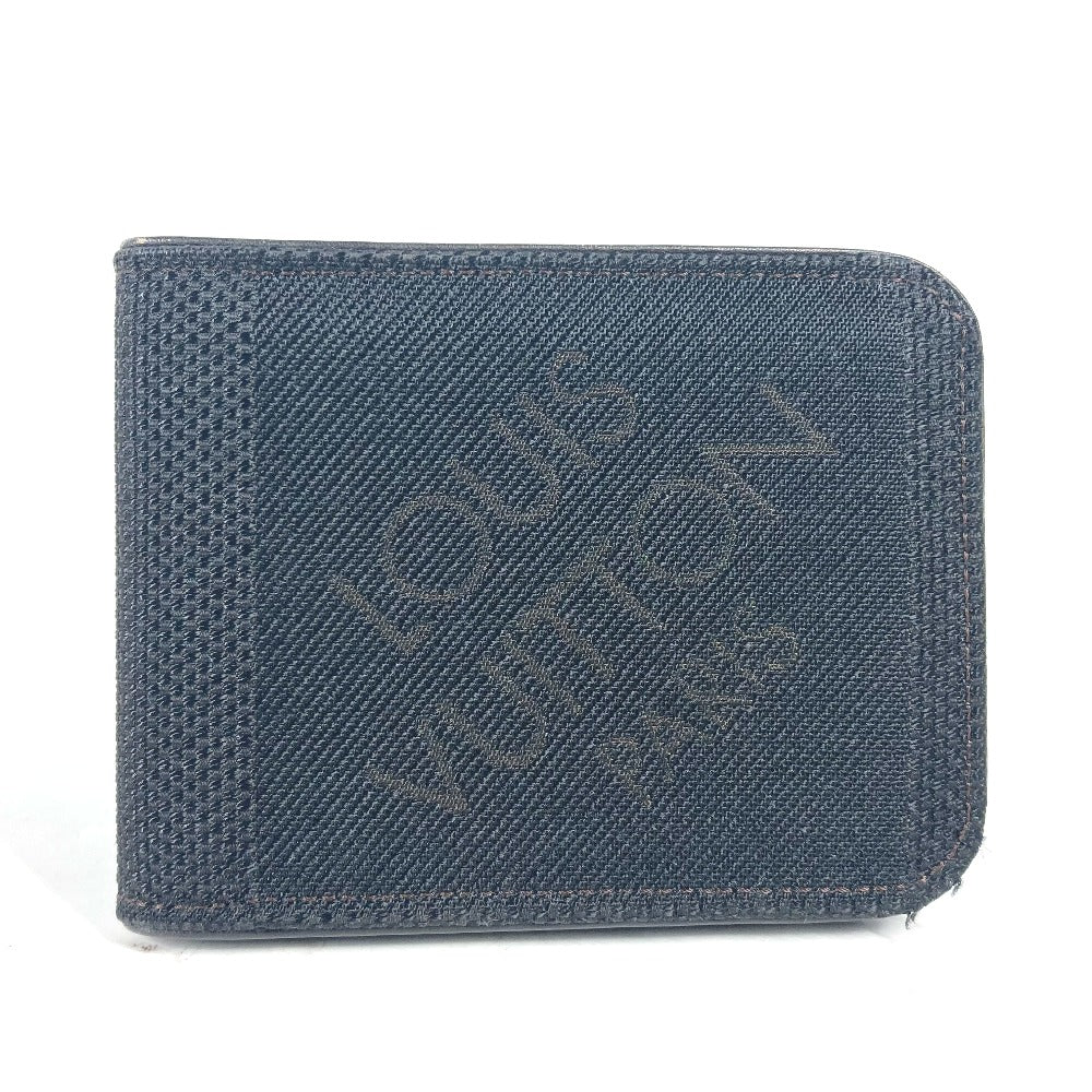 Louis Vuitton Folded M93548 Damier Jean Damier Canvas Black Wallet Case
