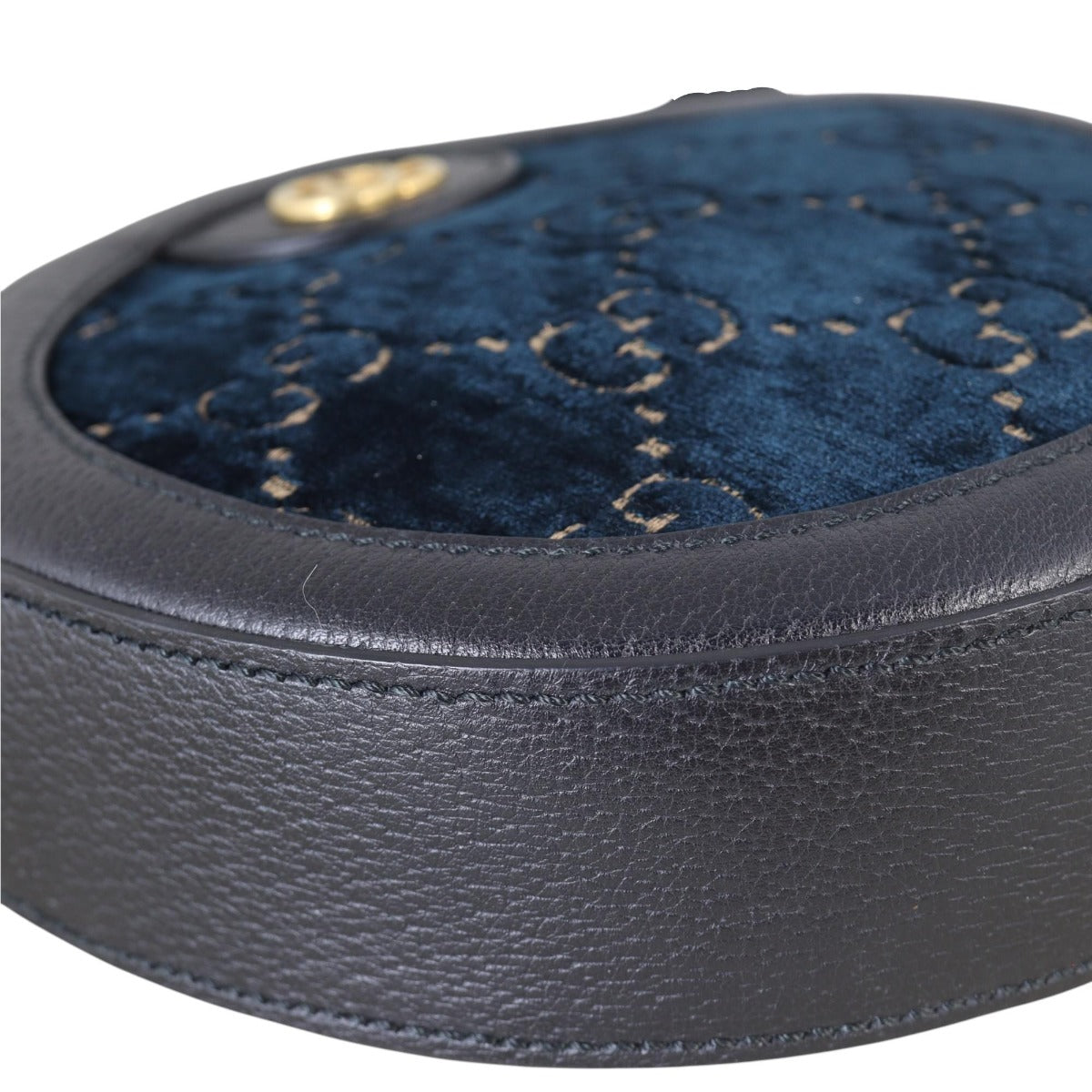 Gucci GG Velvet Round Mini Shoulder Bag