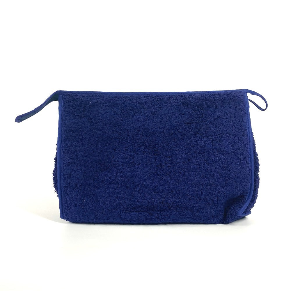Pouch Pile Navy Horse Print Pile Beach Logo Clutch Bag