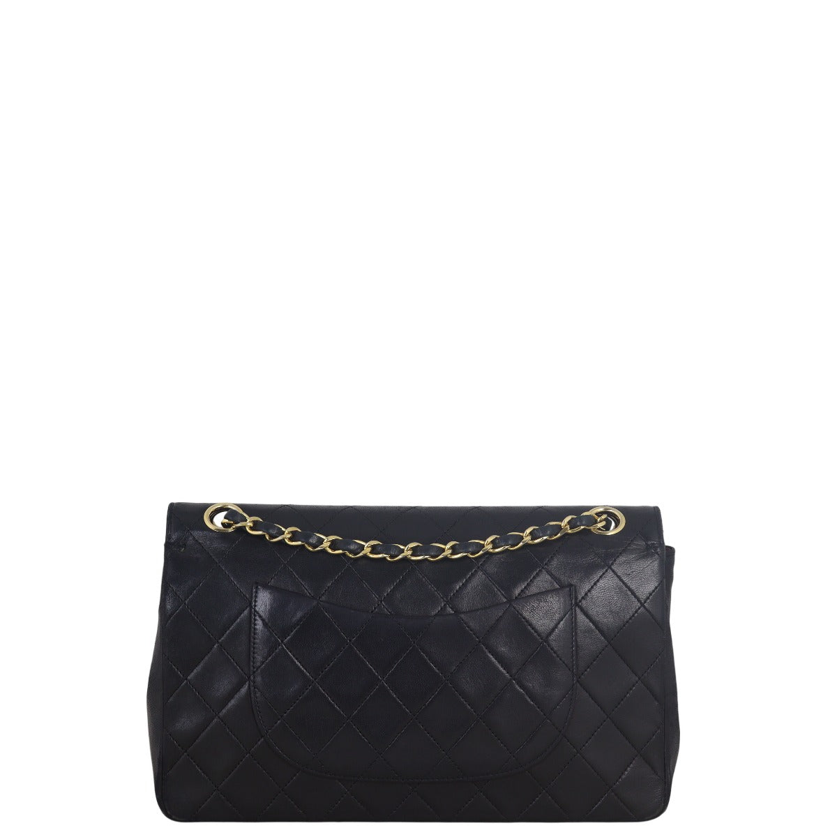 Chanel Classic Double Flap Handbag Quilted Black Crossbody Bag Medium 17072025