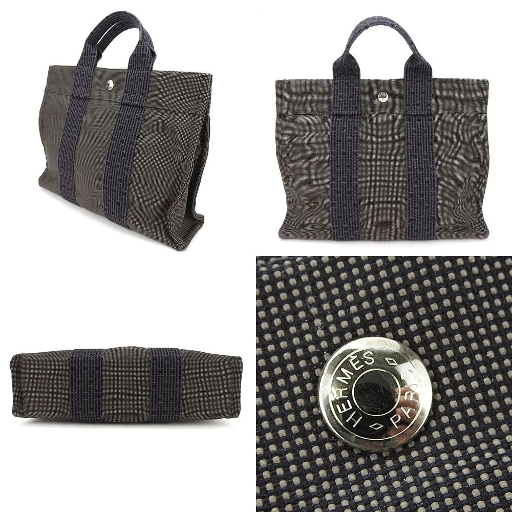 Tote Bag Gray Her Line Tote Pm Canvas