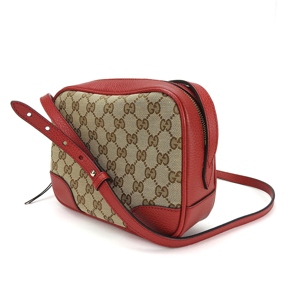 Gucci GG Canvas Red Shoulder Bag