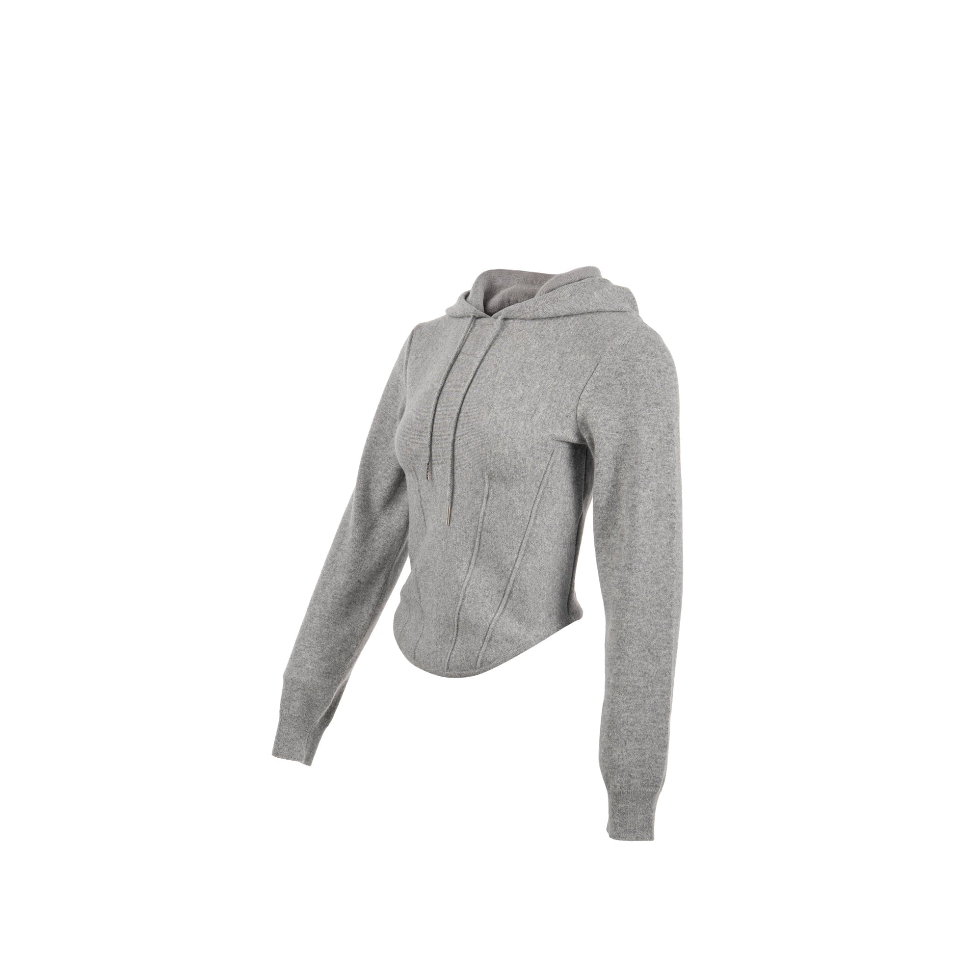 Celine Size S Cropped Hooded Sweater Cashmere Grey Travel Bag