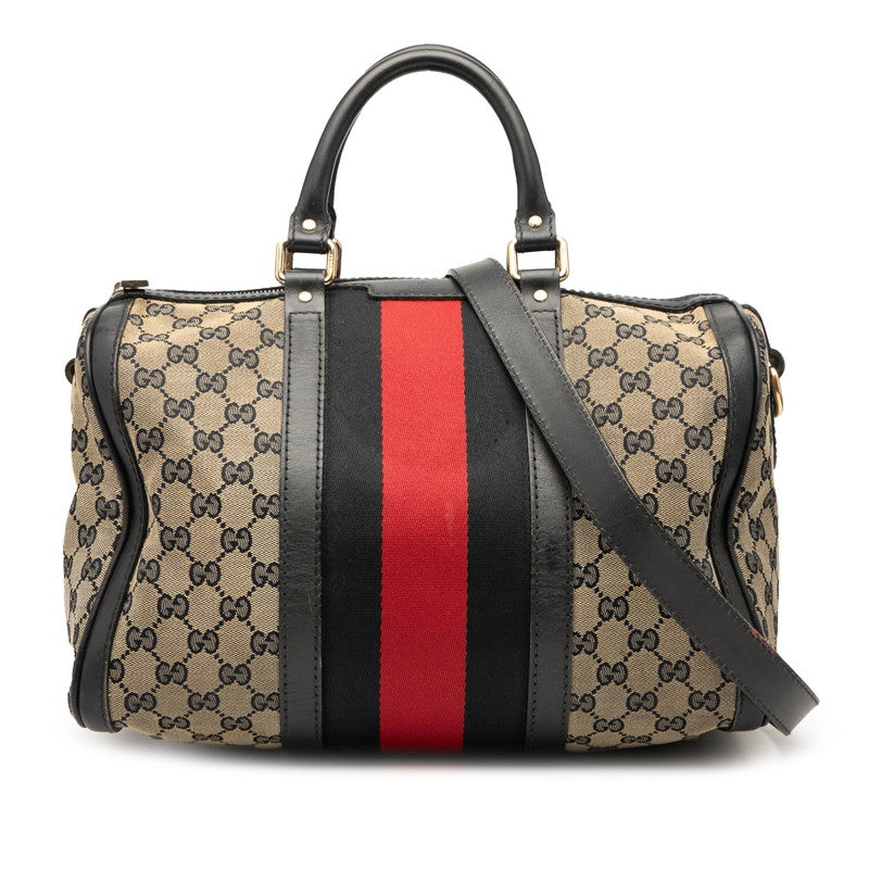 Gucci Sheline 2Way Bag Canvas Travel Bag Bag 2