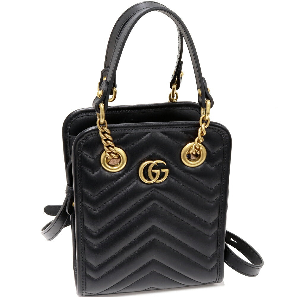 Gucci Calf Marmont 2Way Bag Travel Bag