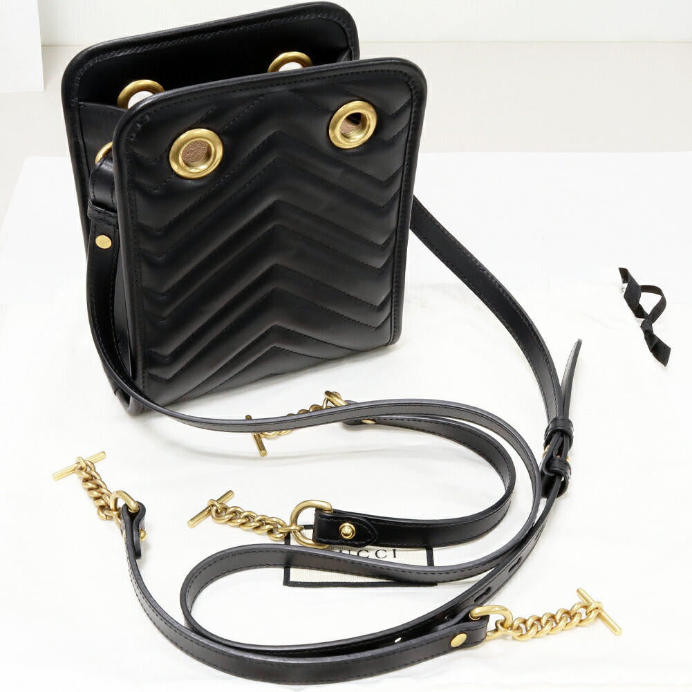 Gucci Calf Marmont 2Way Bag Travel Bag