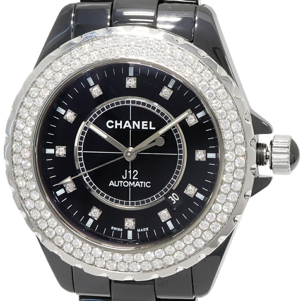 Chanel Black Ceramic J12 Watch H2014 Bag