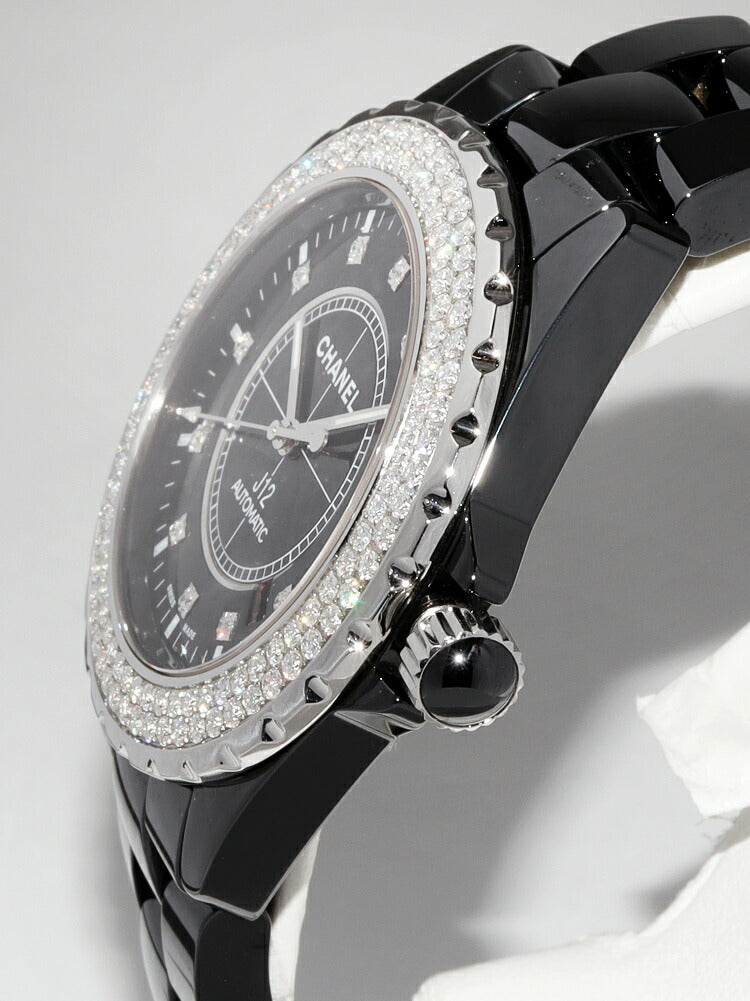 Chanel Black Ceramic J12 Watch H2014 Bag