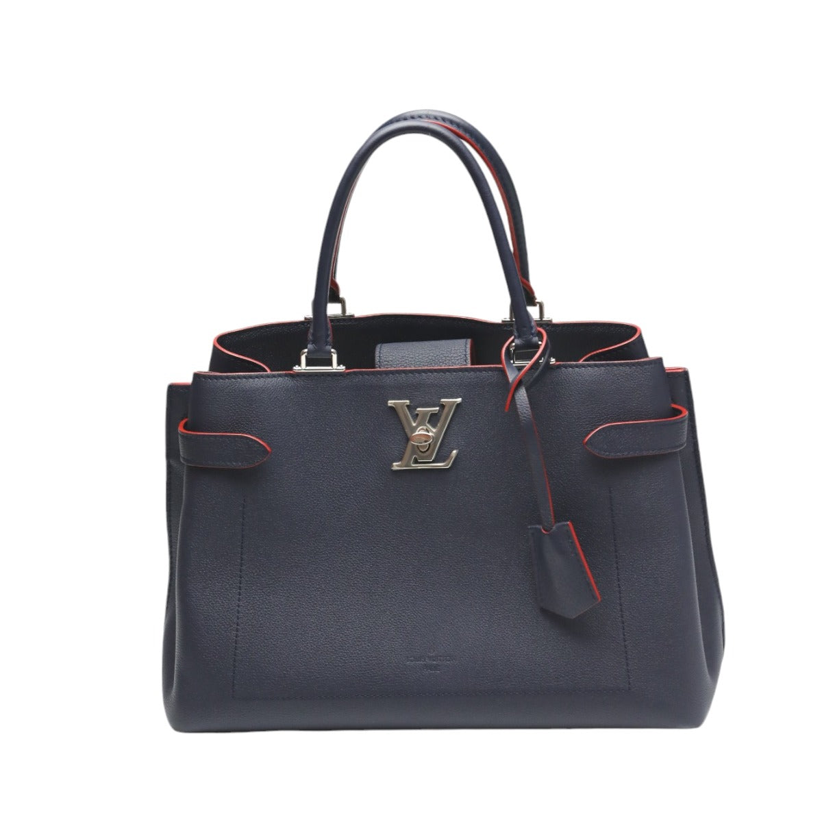 Louis Vuitton M53645 x 2WAY Rock Me Calfskin Red Navy Handbag