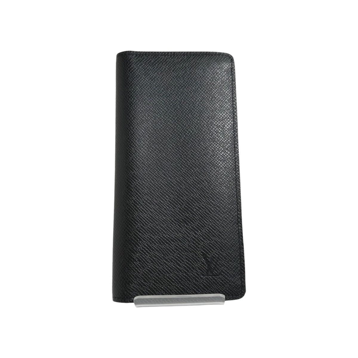 Louis Vuitton Long Purse M30501 Taiga Bifold Black Wallet Case