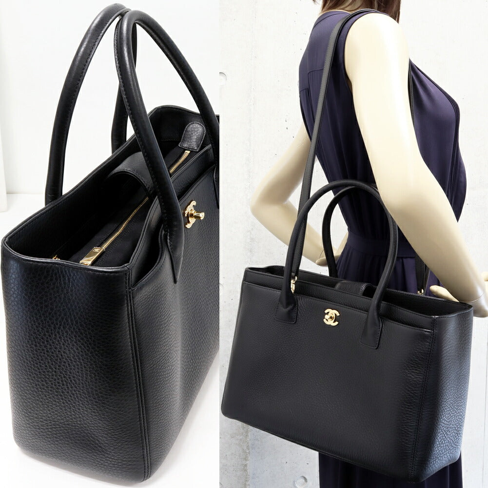 Chanel Soft Caviar Skin Executive 2WAY Tote Bag A15206