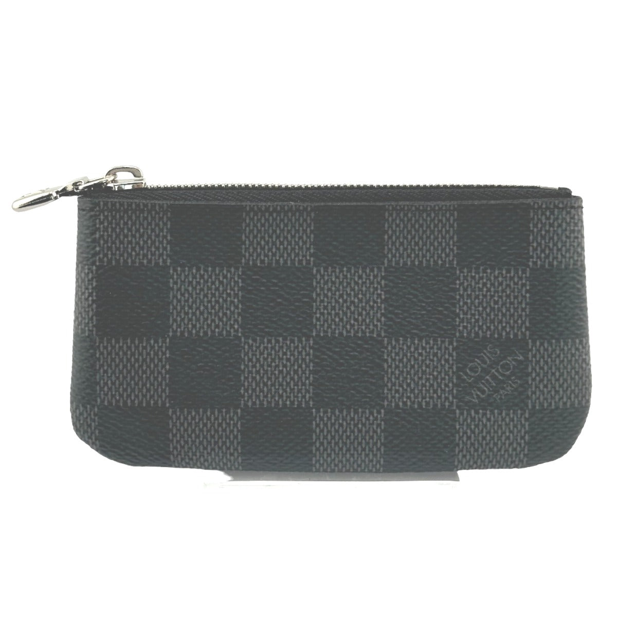 Louis Vuitton Key holder N60155 Damier Canvas Gray Key Chain