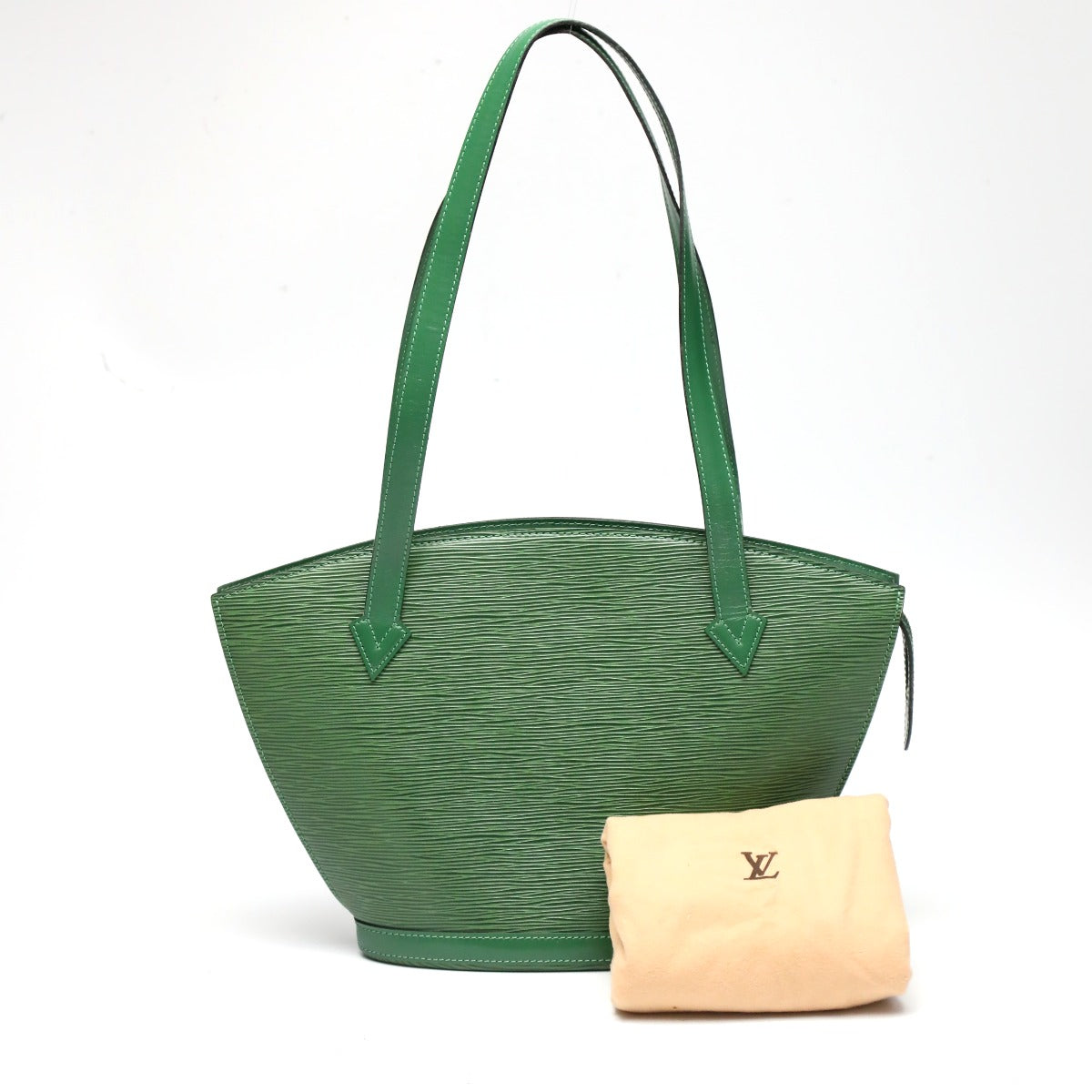 Louis Vuitton M52334 Epi Borneo Epi Borneo Leather Green Tote Bag
