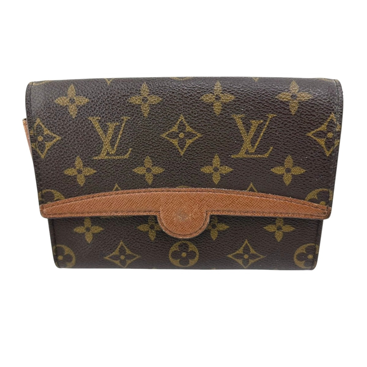 Louis Vuitton Waist M51975 Waist back Arche Monogram Canvas Brown Handbag