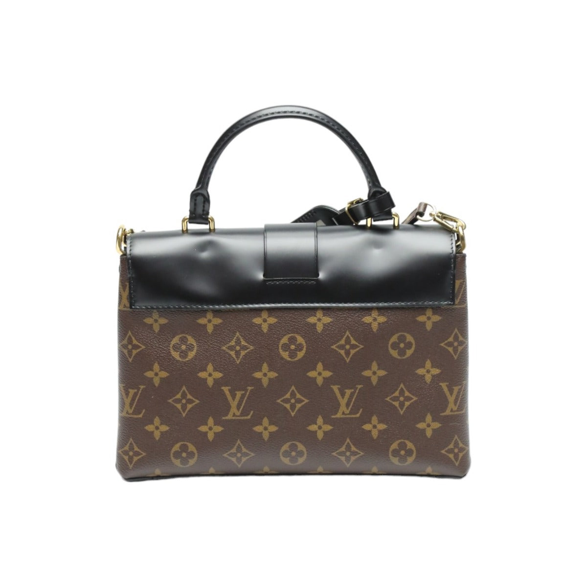 Louis Vuitton M43125 2WAY One-handle Monogram Canvas Brown Flap Shoulder Bag