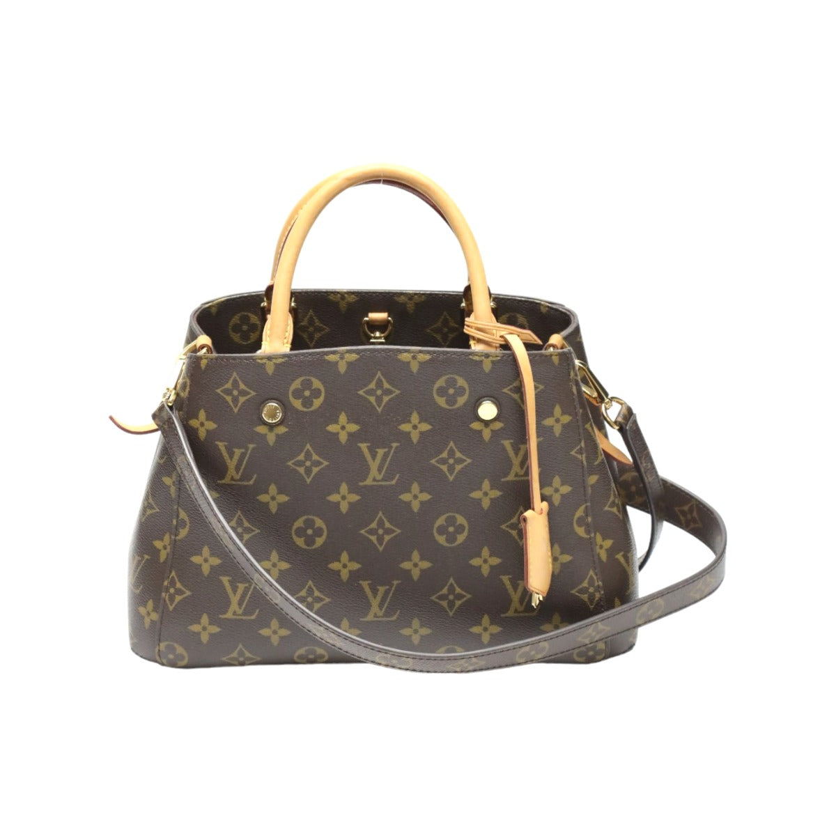 Louis Vuitton M41055 Montaigne BB Monogram Canvas Brown Shoulder Bag