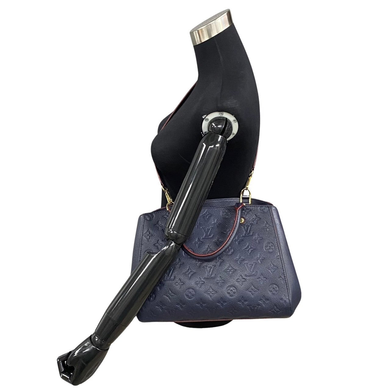 Louis Vuitton M42746 Ann Platt Ann Platt Monogram Navy Shoulder Bag