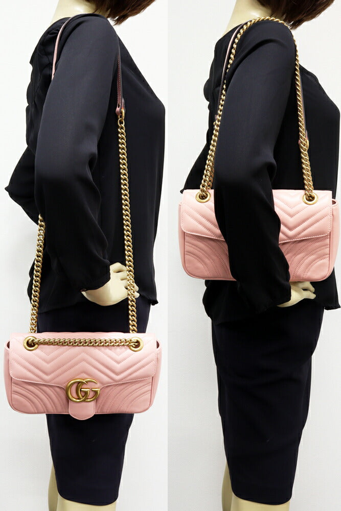 Gucci Calf Marmont Shoulder Bag