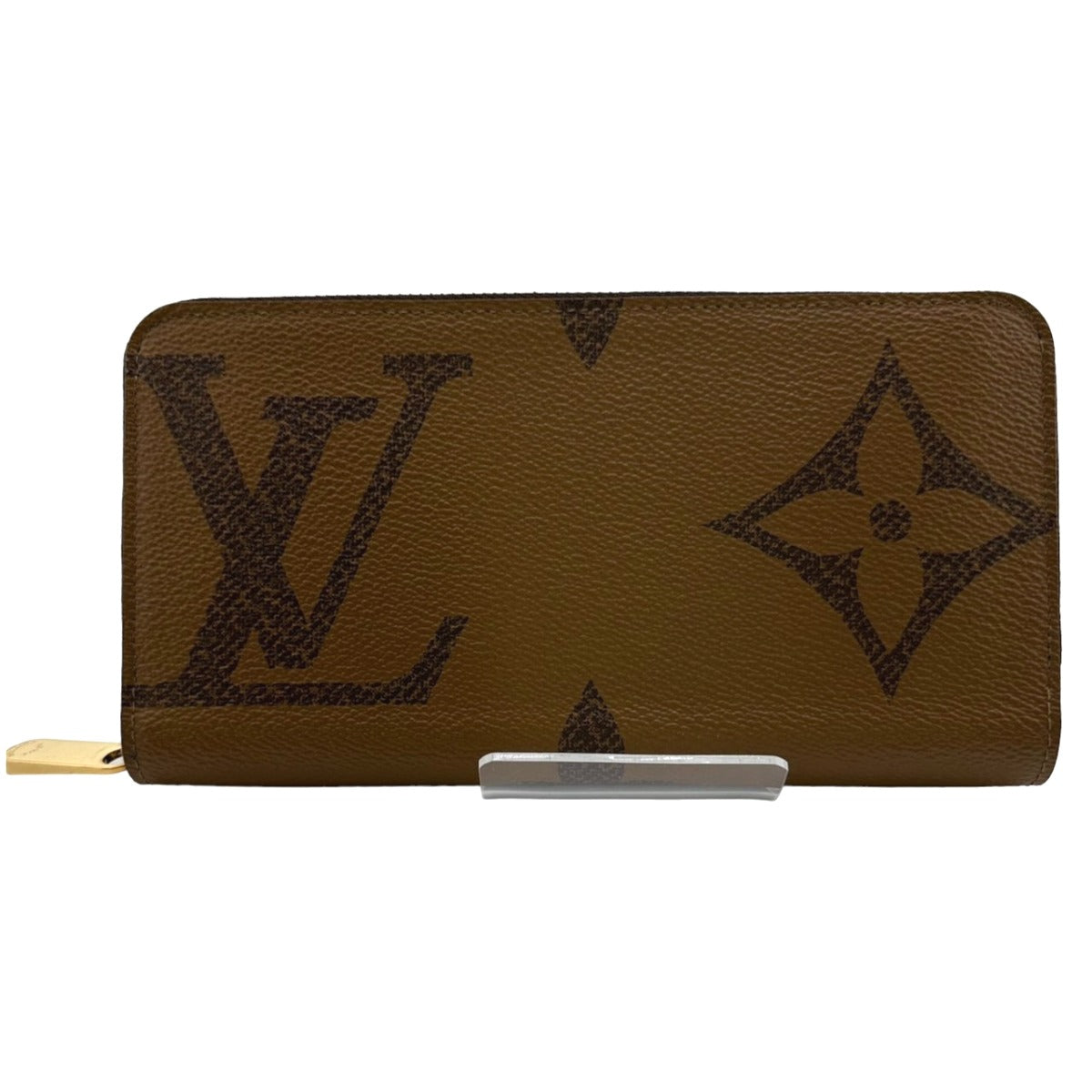 Louis Vuitton Long Purse M69353 Giant reverse Monogram Canvas Brown Wallet Case 0