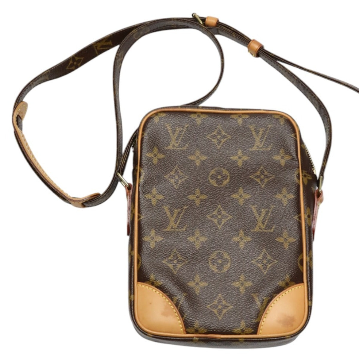 Louis Vuitton M45266 Danube Monogram Canvas Brown Shoulder Bag 0