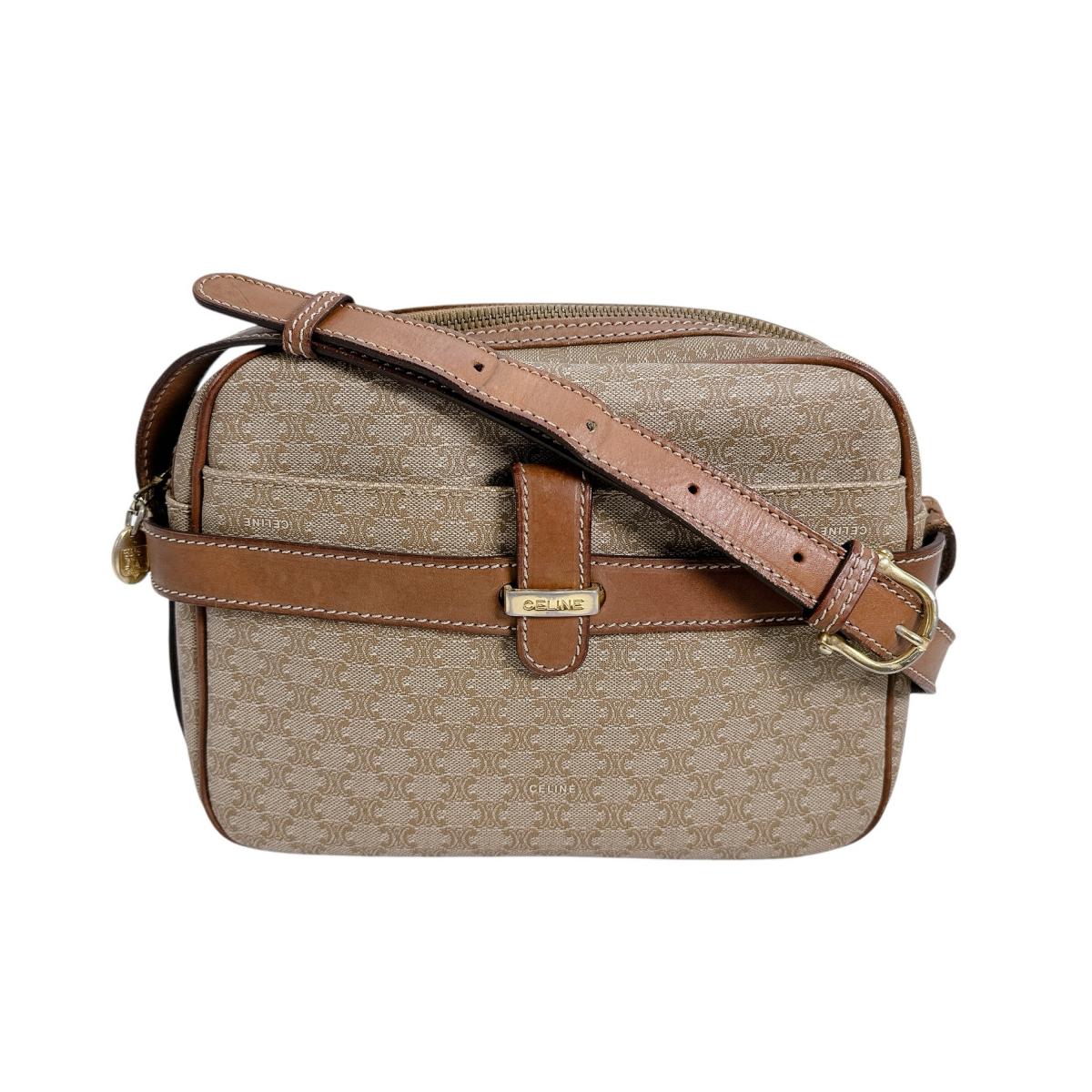 Shoulder Bag Pvcx Macadam Blazon Women Leather Brown