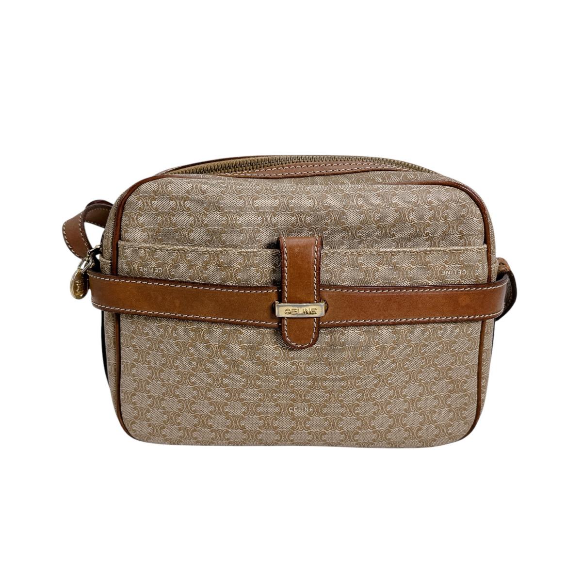 Shoulder Bag Pvcx Macadam Blazon Women Leather Brown