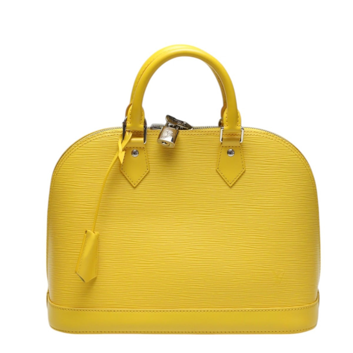 Louis Vuitton M40619 Epi citron Epi Alma Leather Handbag