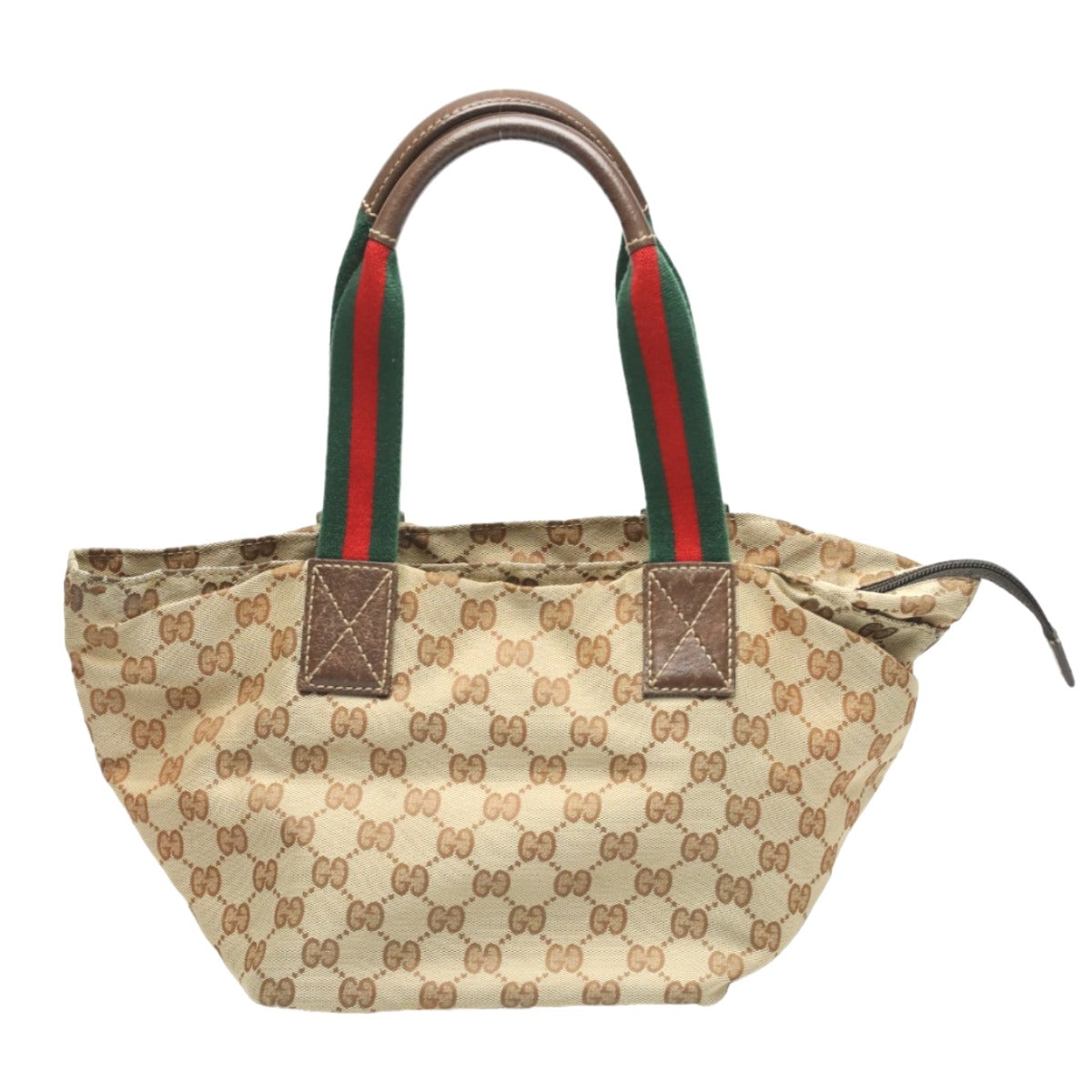 Gucci GG Sherry line Canvas Beige Tote Bag 0