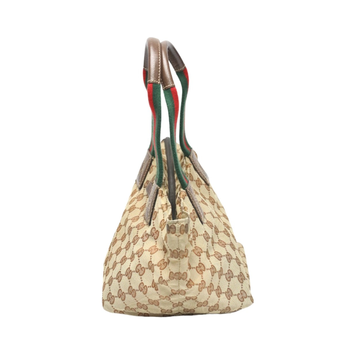 Gucci GG Sherry line Canvas Beige Tote Bag 0