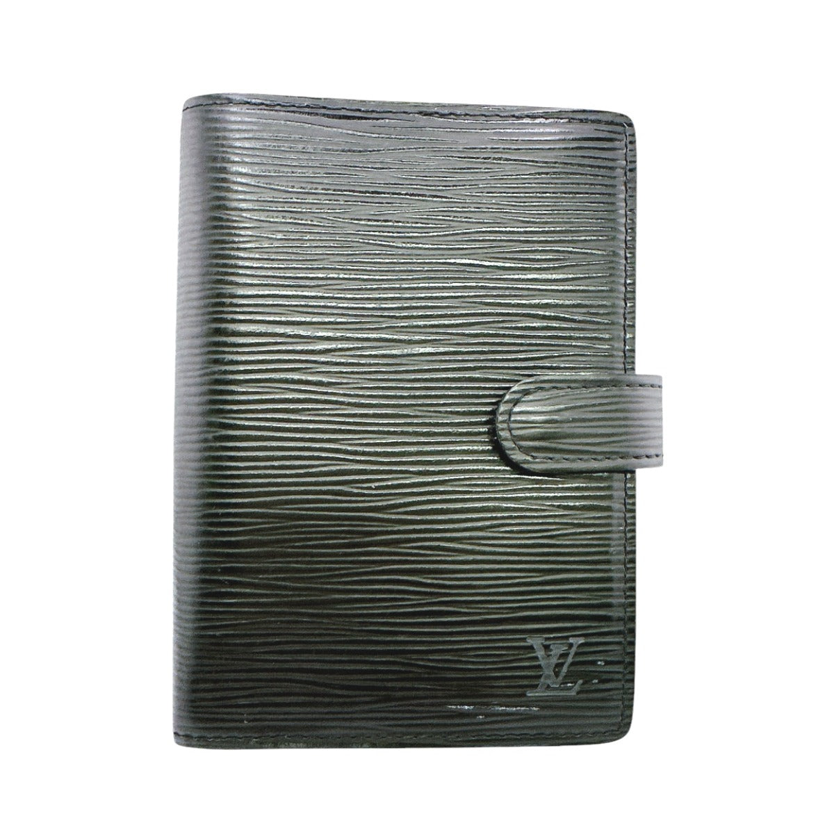 Louis Vuitton Notebook cover R2005H Epi System Leather Black Handbag