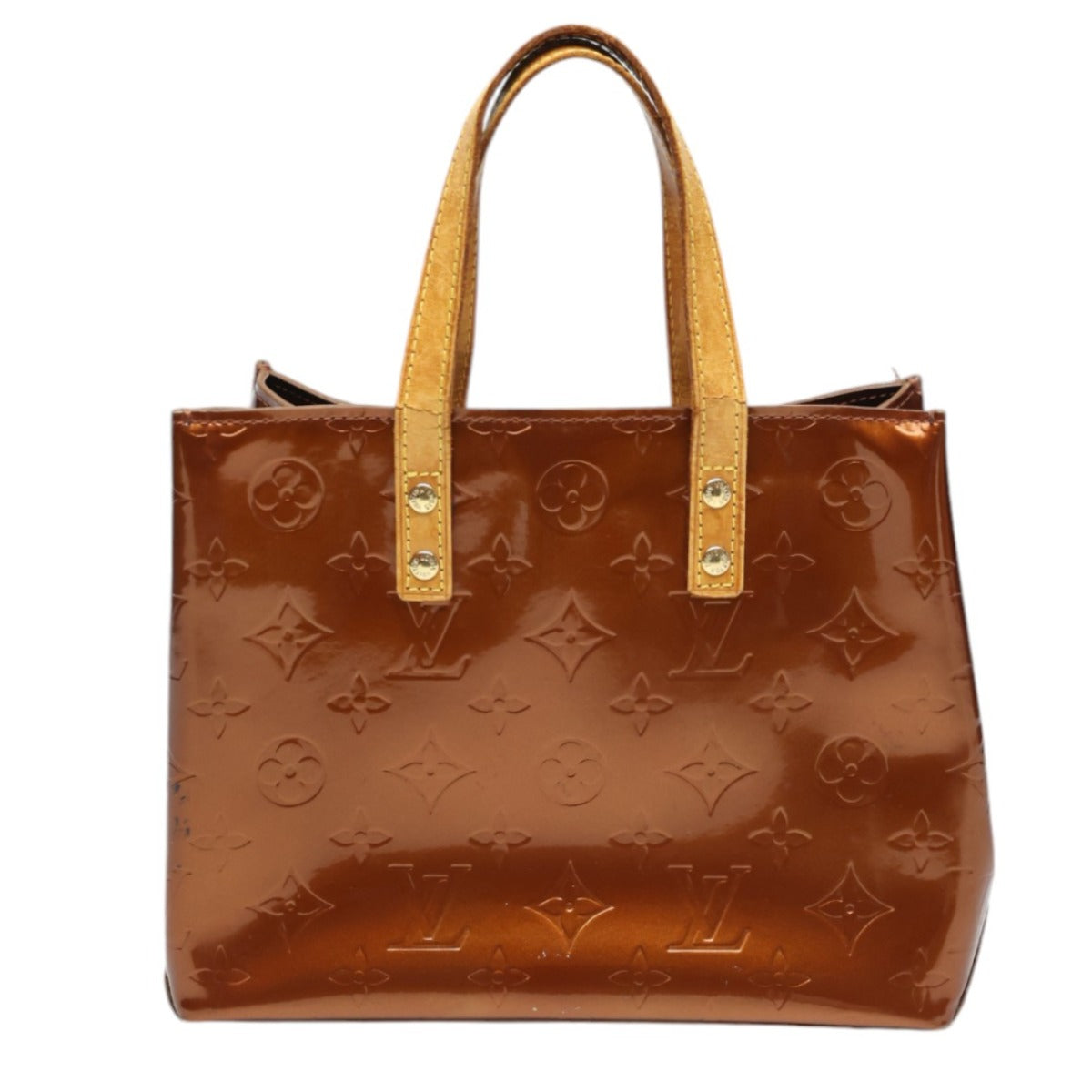 Louis Vuitton M91146 Vernis bronze Lead PM Monogram Mini Bag