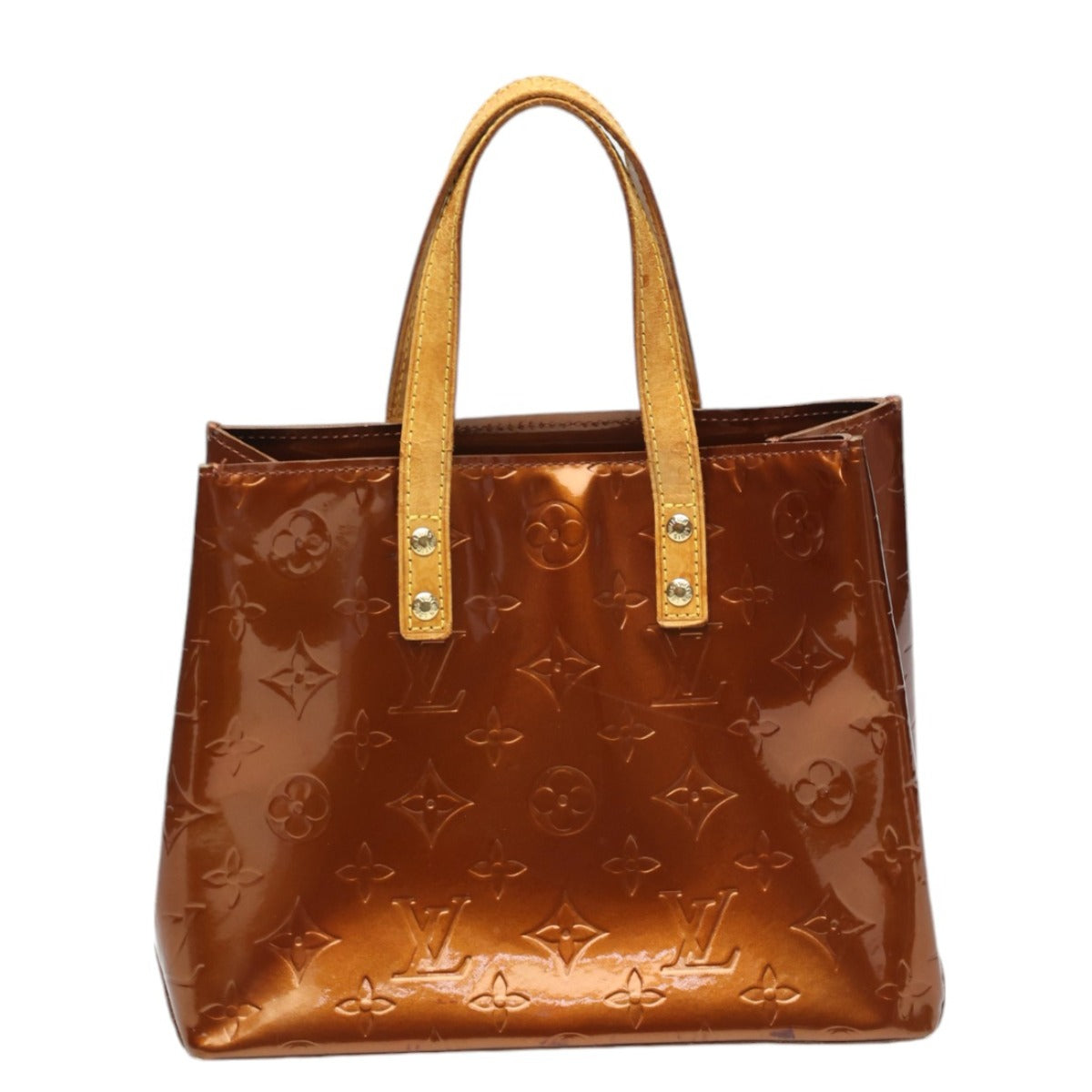 Louis Vuitton M91146 Vernis bronze Lead PM Monogram Mini Bag