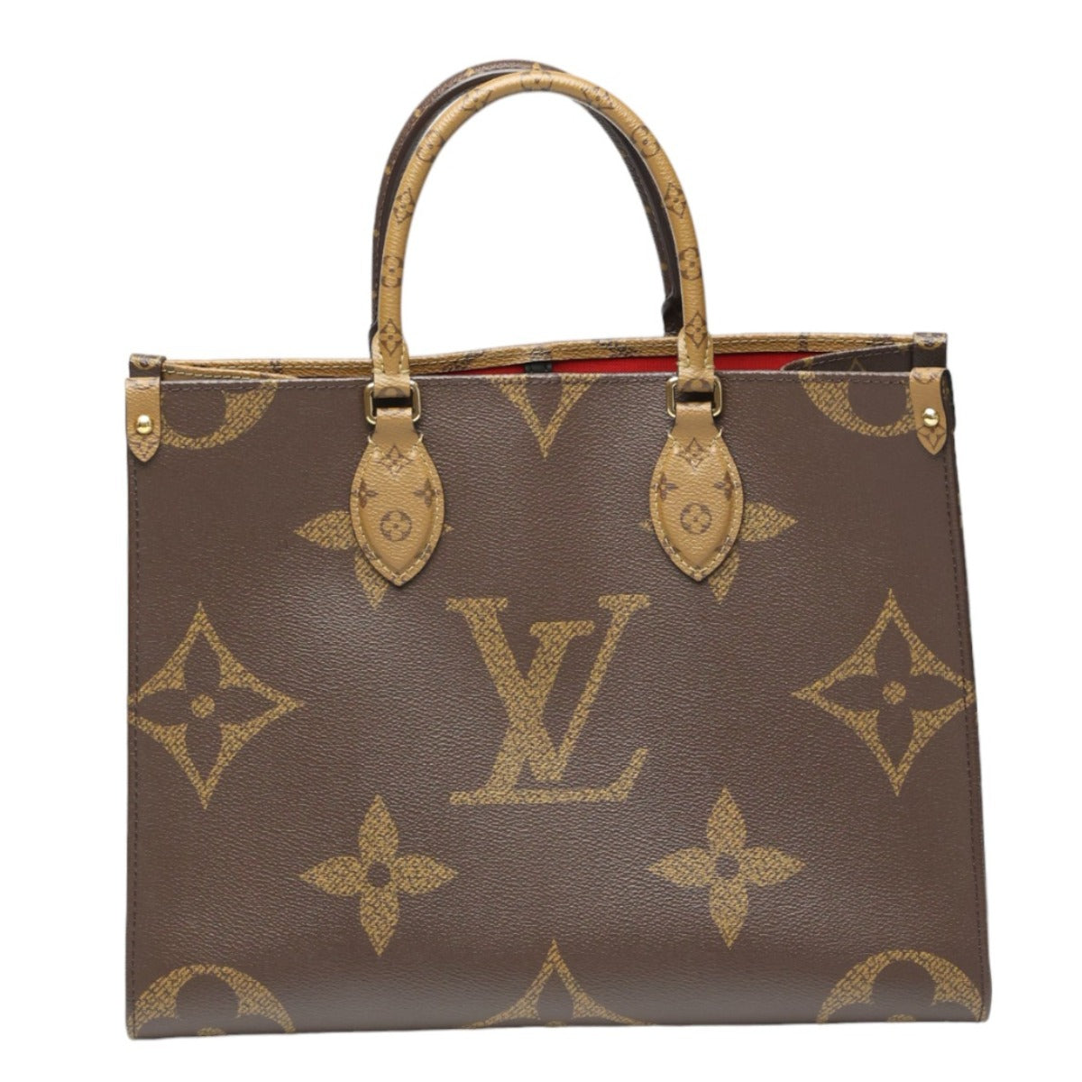 Louis Vuitton M45321 On Go MM Monogram Canvas Brown Tote Bag