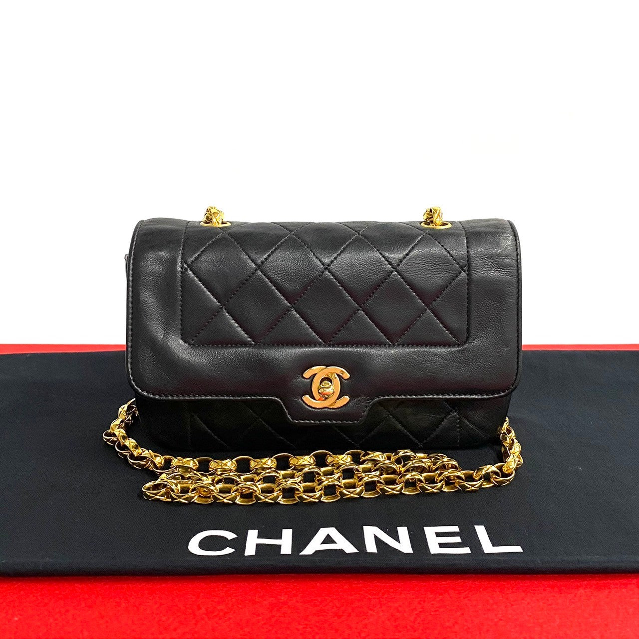 Chanel lambskin COCO Mark Matrasse Black Shoulder Bag 240624Nta64 2