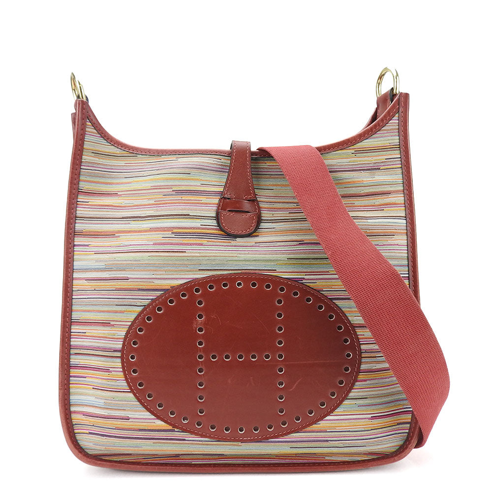 Hermes Shoulder Bag Vibrato Evelyn 1Pm Women Red